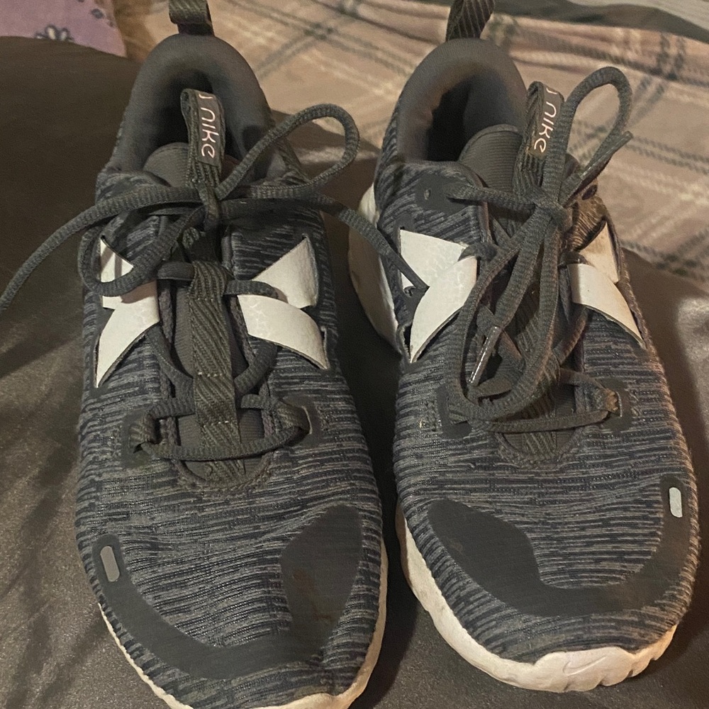 Nike Black and White Athletic Shoes